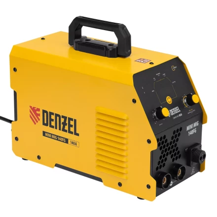 Аппарат инвертор. полуавтомат. сварки Denzel Mini MIG-140FG 94322, 140 А, ПВ 60% купить в Перми