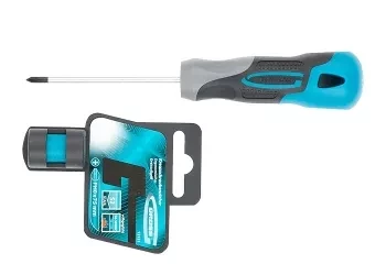 Отвертка PH0 x 75 мм, S2, трехкомпонентная рукоятка GROSS 12131 купить в Перми