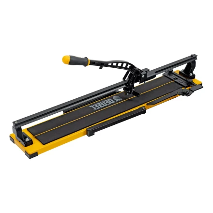 Плиткорез рельсовый Denzel 800х16мм, каретка на подш., стальная станина, усил. рукоятка-пенал 877016 купить в Перми