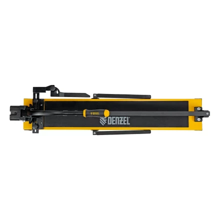 Плиткорез рельсовый Denzel 800х16мм, каретка на подш., стальная станина, усил. рукоятка-пенал 877016 купить в Перми