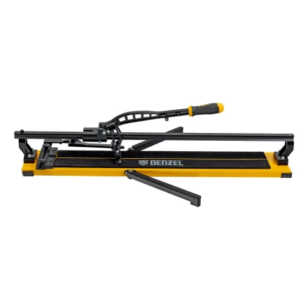 Плиткорез рельсовый Denzel 800х16мм, каретка на подш., стальная станина, усил. рукоятка-пенал 877016 купить в Перми