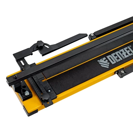 Плиткорез рельсовый Denzel 800х16мм, каретка на подш., стальная станина, усил. рукоятка-пенал 877016 купить в Перми
