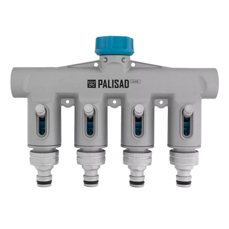Разветвитель четырёхканальный Palisad 65833, с внутренней резьбой 3/4", алюминий, LUXE купить в Перми