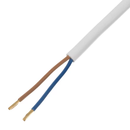 Шнур сетевой Denzel Energy Series, ПВС, 1,5 м, 2 x 1,5 мм, с неразборной вилкой, белый, 3 м, 37668 купить в Перми