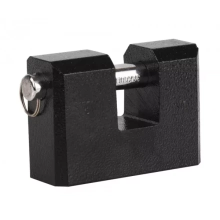 Замок навесной ЗУБР &quot;МАСТЕР&quot; усиленный, дисковый механизм секрета, ключ 7 PIN, дужка d-14мм, 90мм 3720-3_z01 купить в Перми