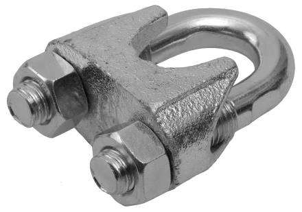 Зажим троса ЗУБР DIN 741, оцинкованный, 10мм, 2 шт 4-304416-10 купить в Перми