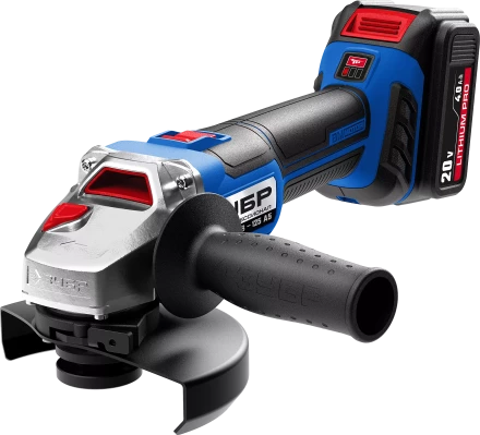 Машина углошлифовальная аккумуляторная BL-motor 2 АКБ AB-125-42 серия ПРОФЕССИОНАЛ купить в Перми