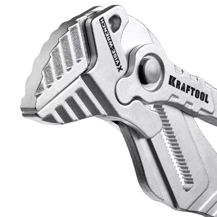 Клещи переставные-гаечный ключ с двухкомпонентными рукоятками и пластиковыми накладками 22069 купить в Перми