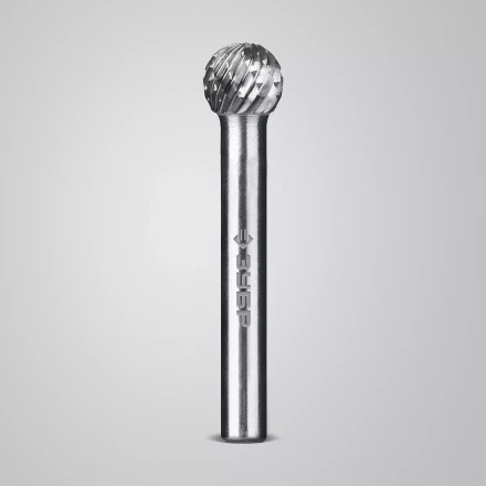 Зубр Твердосплавная борфреза D - сфера, 10 х 9 мм (28803-10-9) купить в Перми