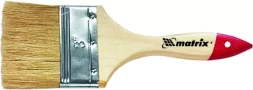 Кисть плоская &quot;Стандарт&quot; 1&quot; (25 мм) натуральная щетина деревянная ручка  MATRIX 82520