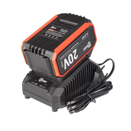 Угловая шлифмашина аккумуляторная бесщеточная КВТ GB-20-125 с оснасткой до 125 мм (102595) купить в Перми