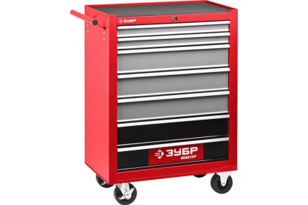 Тележка инструментальная ЗУБР &quot;МАСТЕР&quot;, 7 ящиков, 680х330х880мм 38905-7 купить в Перми