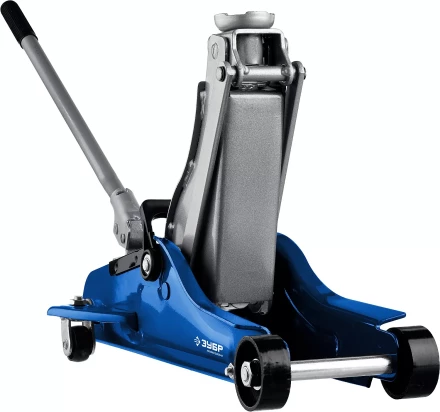 Домкрат гидравлический подкатной T65, 2,5т, 90-360мм, в кейсе, ЗУБР Профессионал 43057-2.5-K 43057-2.5-K купить в Перми