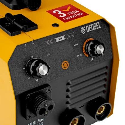 Аппарат инвертор. полуавтомат. сварки Mini MIG-140LFG, 140 А, ПВ 60%// Denzel 94305 купить в Перми