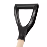 Лопата для уборки снега пластиковая, 405 х 420 х 1415 мм, деревянный черенок, Sparta 61640 купить в Перми