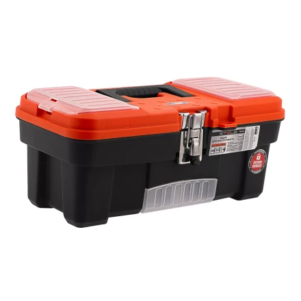 Ящик для инструмента с мет. замками 16&quot;, 410х210x175 мм Россия Stels 90746 купить в Перми