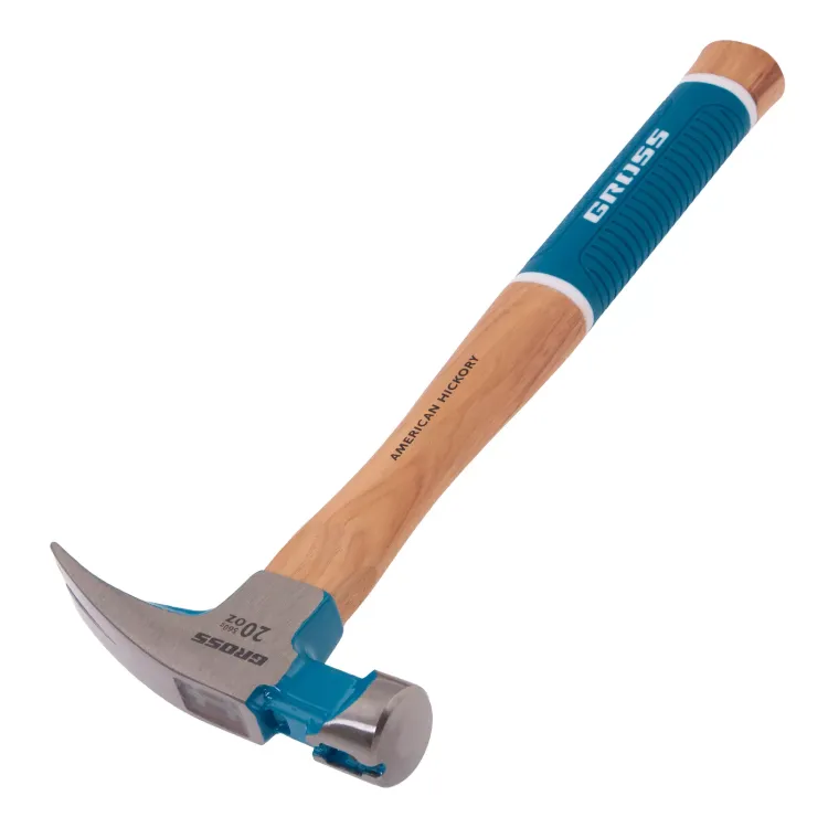 Молоток-гвоздодер,560 г Gross 10419, угол 75, магнит, обрезиненная рукоятка AMERICAN HICKORY купить в Перми