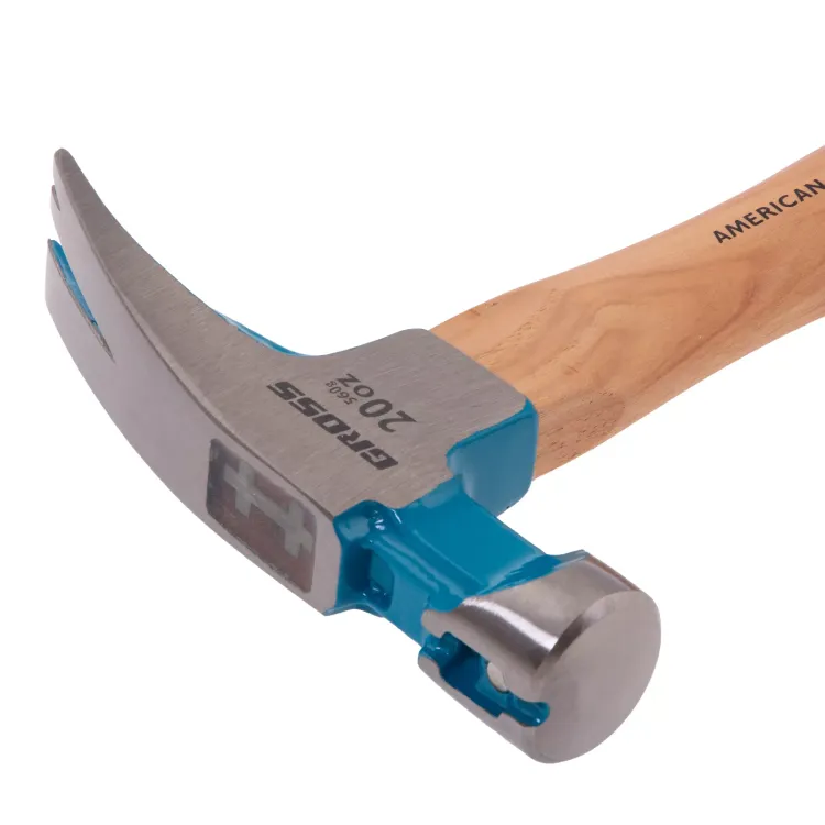 Молоток-гвоздодер,560 г Gross 10419, угол 75, магнит, обрезиненная рукоятка AMERICAN HICKORY купить в Перми