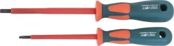 Отвертка шлицевая диэлектрическая SL 125х5,5 мм DV13S5125 Jonnesway 47472