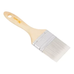 Кисть плоская для лаков "Евро" 2.5", искусственная щетина, деревянная ручка MTX 83088