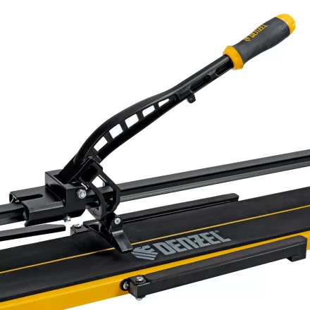 Плиткорез рельсовый Denzel 1000х16мм, каретка на подш., стальная станина, усил. рукоятка-пенал 877018 купить в Перми