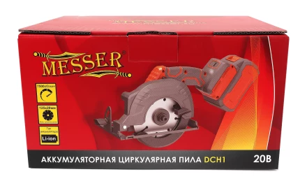 Аккумуляторная циркулярная пила MESSER DCH1 125мм 2Ач купить в Перми