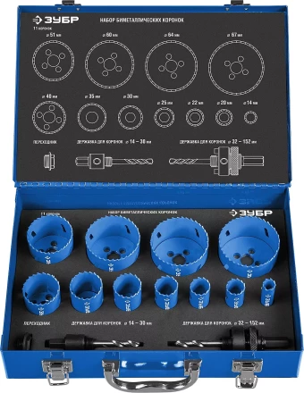 Наборы биметаллических коронок серия ЭКСПЕРТ купить в Перми