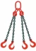 Строп 4СЦ-10.0 т. L=1.00м цепи 8 кл с ОВ 11.2т и крюки с широким зевом на 8.2 т купить в Перми