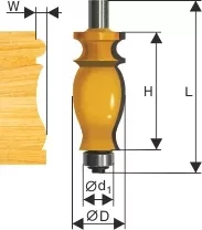 Фреза кромочная фигурная ф254х41мм хв 12мм 10578