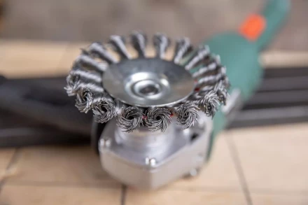 Кордщетка HAMMER тарелка 115мм для УШМ витая сталь (207-112) купить в Перми