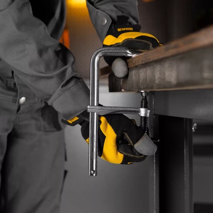 Струбцина F-образная Denzel, 80x150мм, кованая 20464 купить в Перми