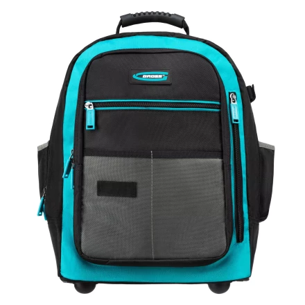 Рюкзак для инструмента Gross 90275, 440х350х250мм, выдвижная рукоятка, колеса купить в Перми