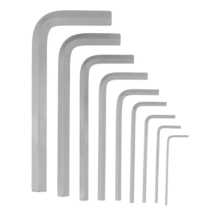 Набор ключей имбусовых, HEX, 1,5-10 мм, CrV, 9 шт. Сибртех 123667 купить в Перми