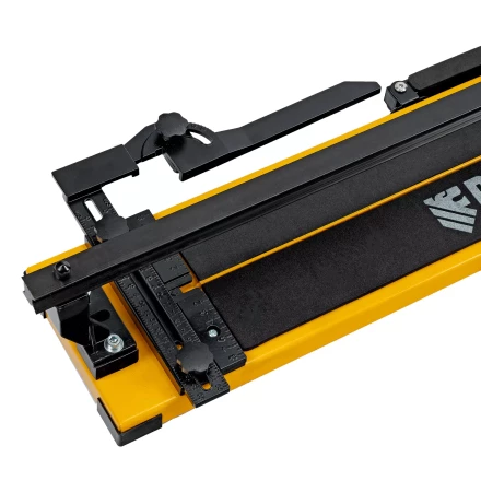 Плиткорез рельсовый 1200х16мм Denzel 877020 , каретка на подш., стальная станина, усил. рукоятка-пенал купить в Перми