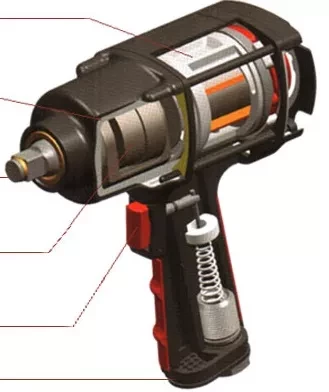 Пневмогайковерт SCORPIO YU-1285TH купить в Перми