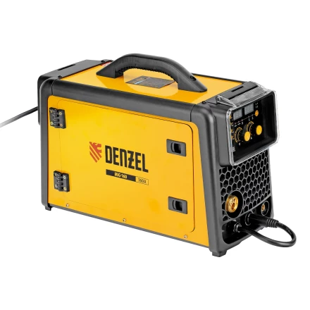 Аппарат инвертор. полуавтомат. сварки  MIG-160, 160 А, ПВ 60%, катушка 5 кг// Denzel 94309 купить в Перми