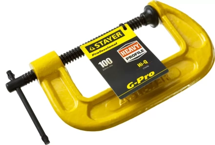 Струбцина STAYER &quot;PROFI&quot; G-образная, 100мм 32144-100 купить в Перми