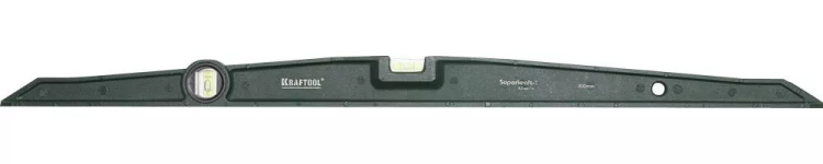 Уровень KRAFTOOL "SUPERKRAFT-T" литой, 2 ампулы, 0,5 мм/м, 800 мм 34717-080 купить в Перми
