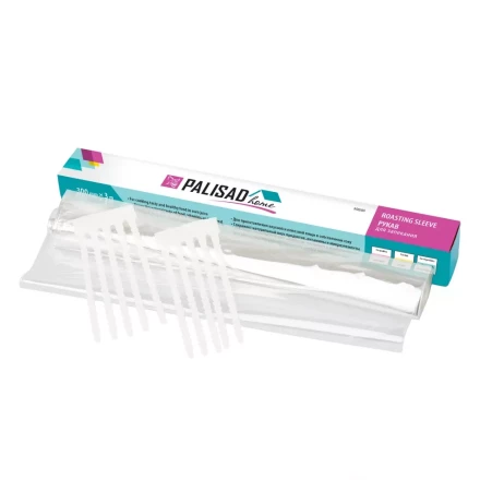 Рукав для запекания 3 м x 30 см, 10 хомутиков в комплекте, Home Palisad 950205 купить в Перми