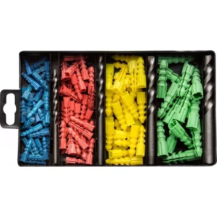 Набор STAYER Свeрла &quot;MASTER&quot; по бетону, с дюбелями, 5; 6; 8; 10мм, 120 предметов 29111-H4-120 купить в Перми