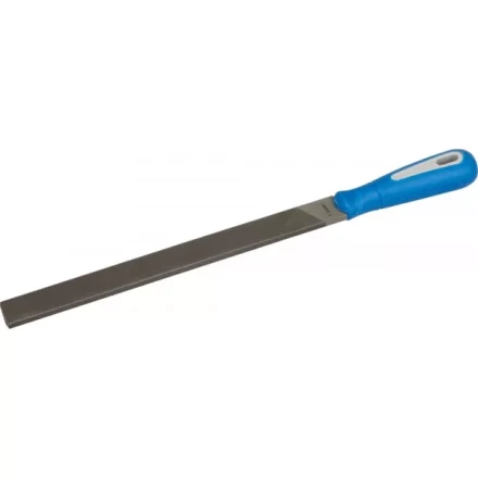 Напильник ЗУБР &quot;ЭКСПЕРТ&quot; плоский, двухкомпонентная рукоятка, № 3, 250мм 1611-25-3 купить в Перми