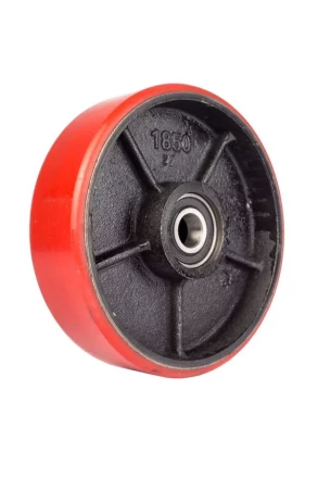 Колесо полиуретан 180х50 мм с подшипником для тележек гидравлических для BF/DF-III/RHP/AC/DF/CW2 1001404 купить в Перми