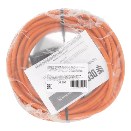 Удлинитель-шнур силовой Denzel Garden Series, б/з, ПВС, 10м, 1 розетка, 2 x 1 мм, 3 м, 37401 купить в Перми