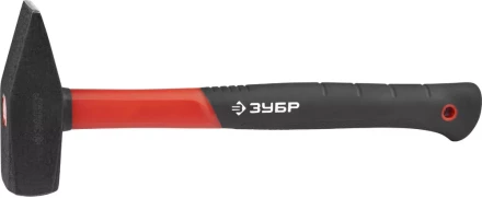 Молоток с фиберглассовой рукояткой, ЗУБР &quot;МАСТЕР&quot; 20020-15, кованый, 1500 г 20020-15 купить в Перми