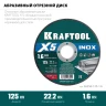 Круги отрезные абразивные, по нержавеющей стали 36256-125-1.6 купить в Перми