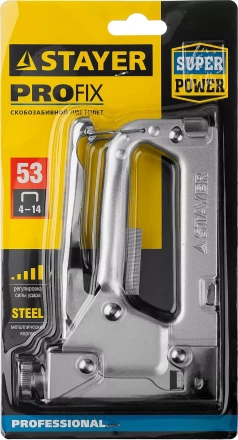Степлер для скоб &quot;Pro 53&quot; тип 53 (4-14 мм), STAYER Professional 3150_z01 купить в Перми