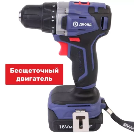 Аккумуляторная дрель-шуруповерт Диолд ДЭА-16Л-08 купить в Перми