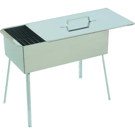 Коптильня двухъярусная 500x270x175 нержавеющая сталь 0,8 мм с поддоном на ножках PALISAD Camping 69526 купить в Перми