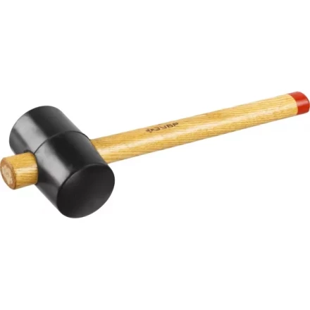 Киянка ЗУБР &quot;МАСТЕР&quot; резиновая с деревянной ручкой, 0,45кг 2050-65_z01 купить в Перми