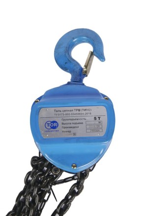 Таль ручная шестеренная TOR ТРШ C 5ТХ6M PRO 101561 купить в Перми